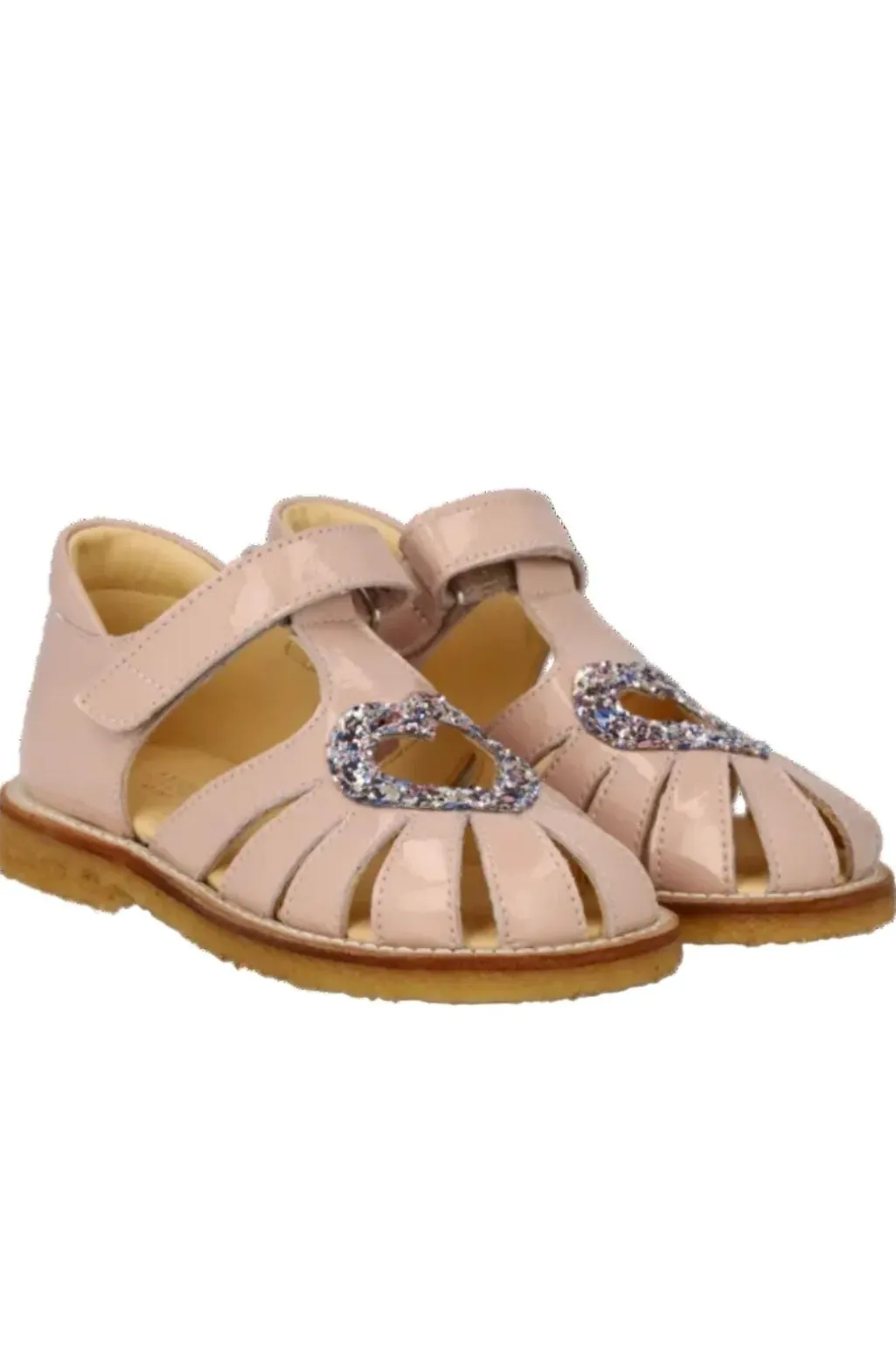 Anhjertesandal Med Funklende Glitter Hjerte 5186-202