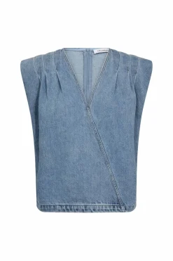 Asjacc Wrap Denim Top 45125
