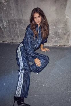 Hlabaggy Pin Stripe Track Pants HL10493