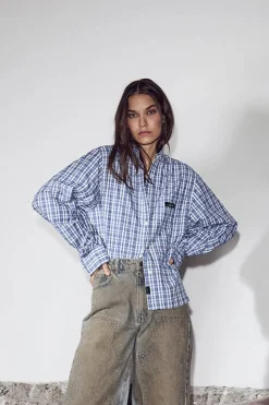 Hlabutton Down Mini Check Shirt HL10719