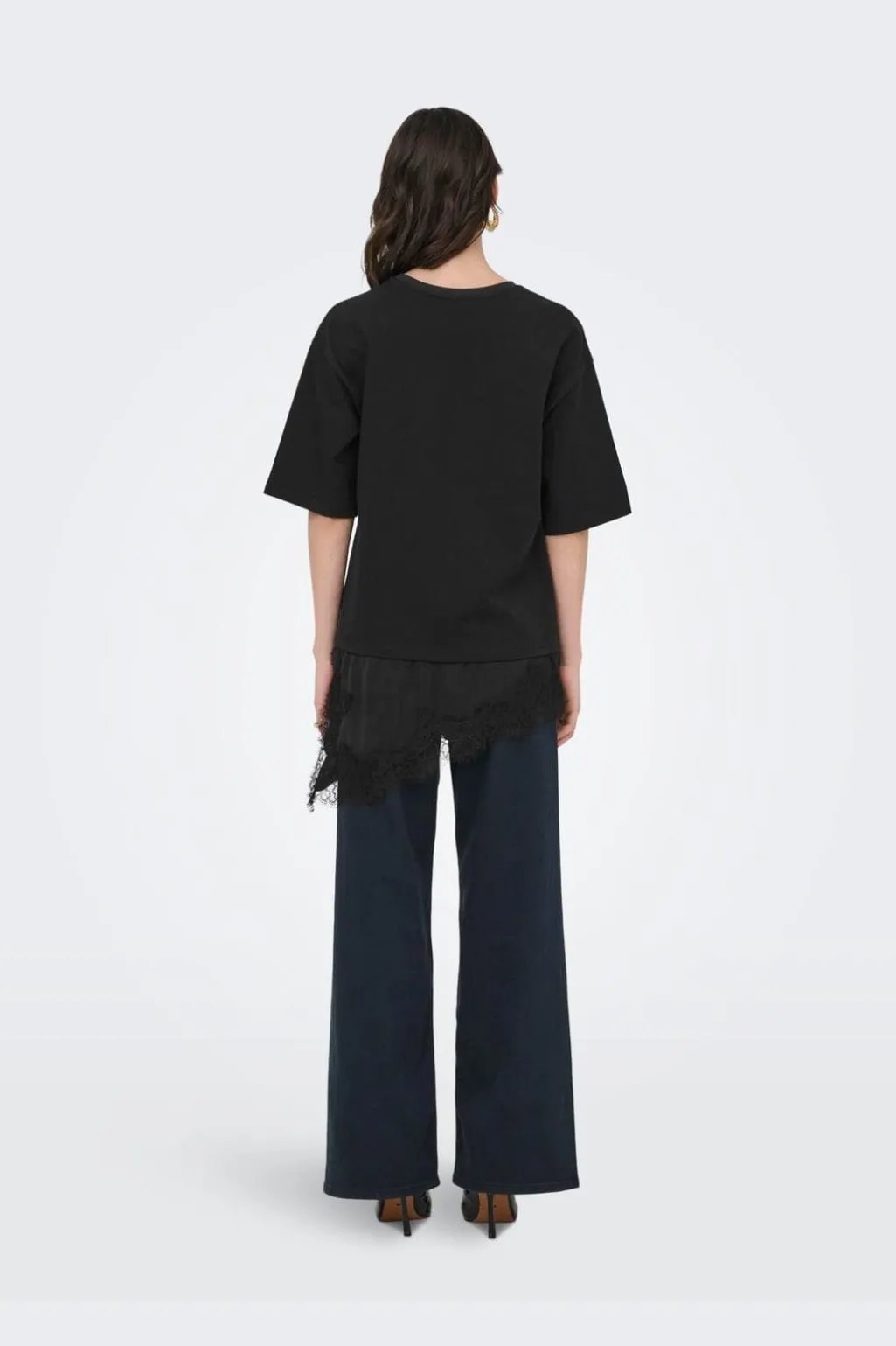 Jdyalma 2/4 Lace Detail T-Shirt
