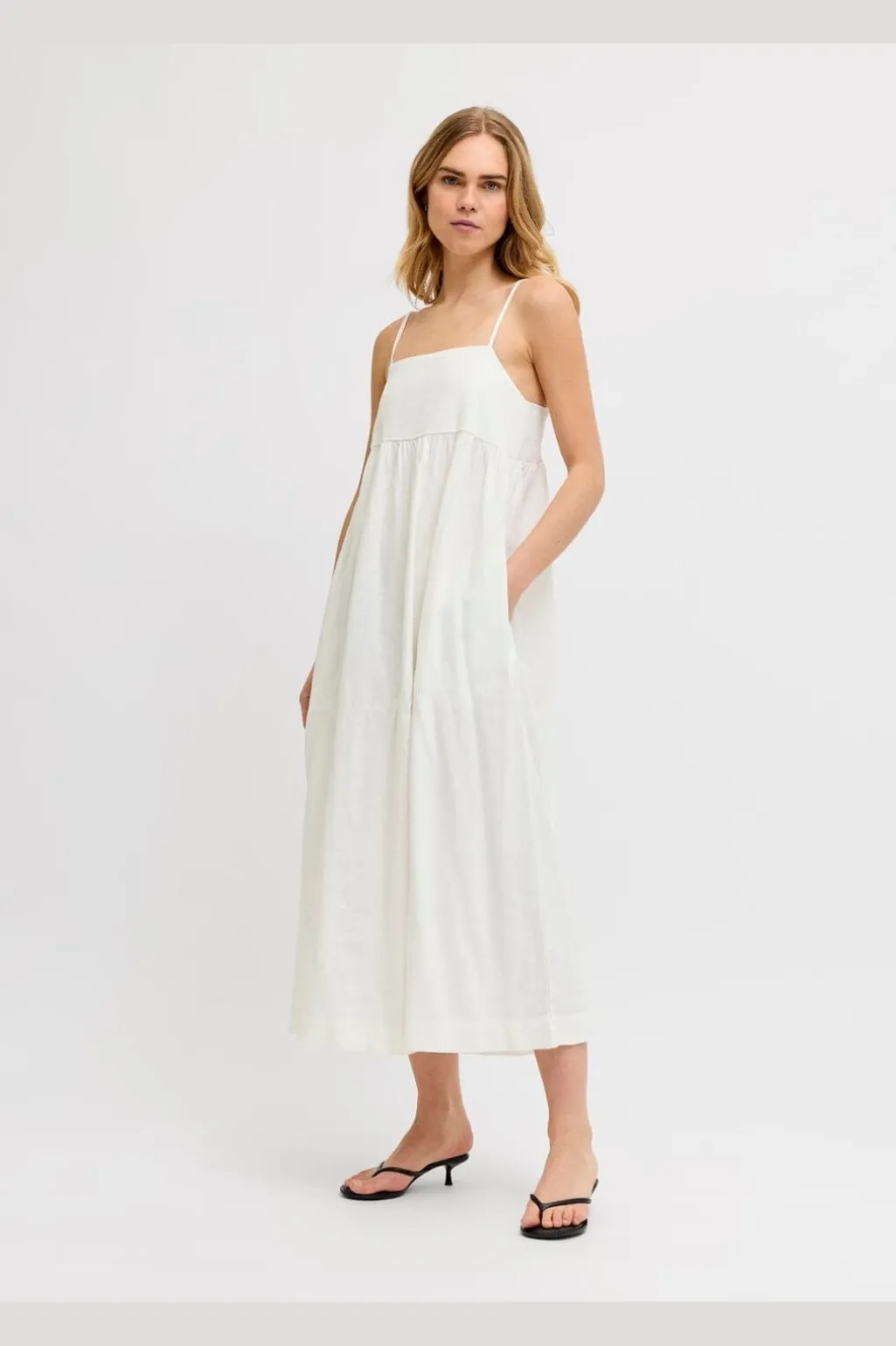 Jxalmira Linen Blend Long Dress