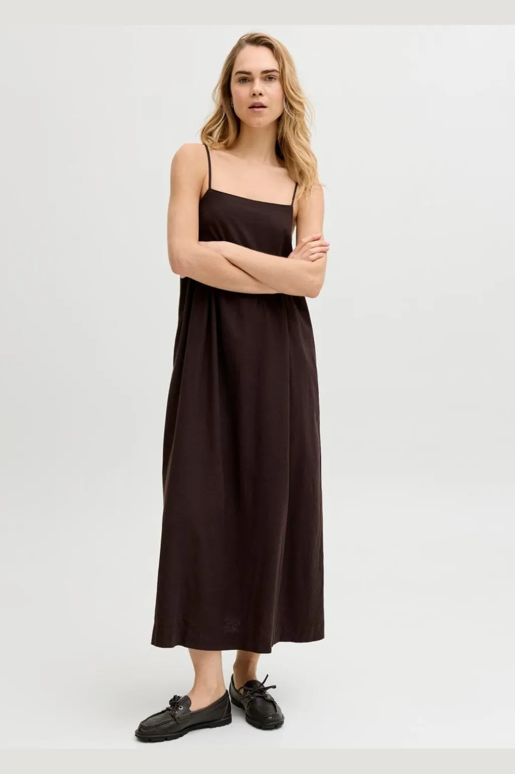Jxalmira Linen Blend Long Dress