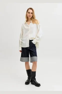 Jxalmira Linen Blend Ls Shirt Ln