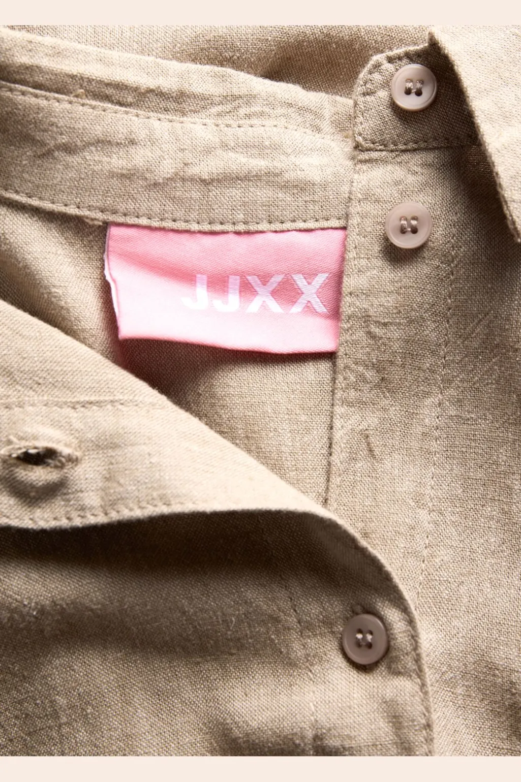Jxalmira Linen Blend Ls Shirt Ln