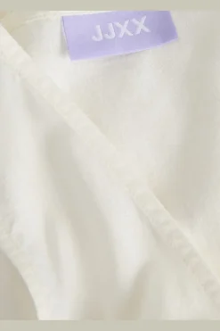 Jxalmira Linen Blend Tie Sl Top Ln