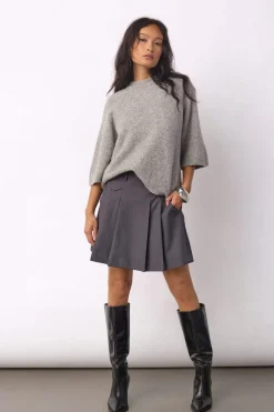 34223 Lunacc Pocket Pleat Mini Skirt 500180