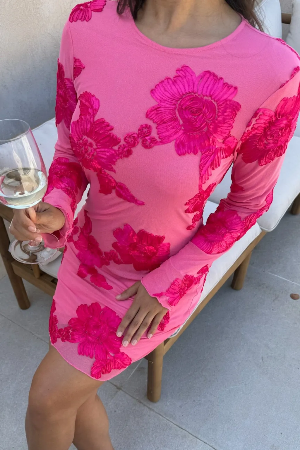 Malouic Mesh Dress A23748