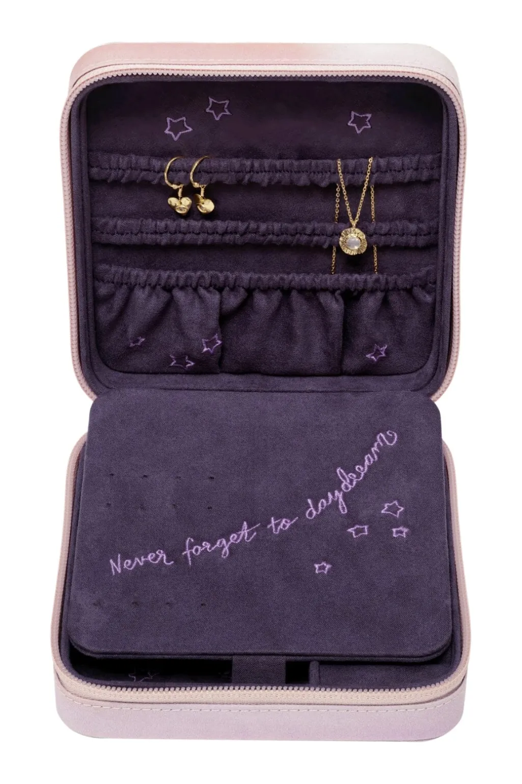 Msjewelry Box Moon And Stars Rose 3919