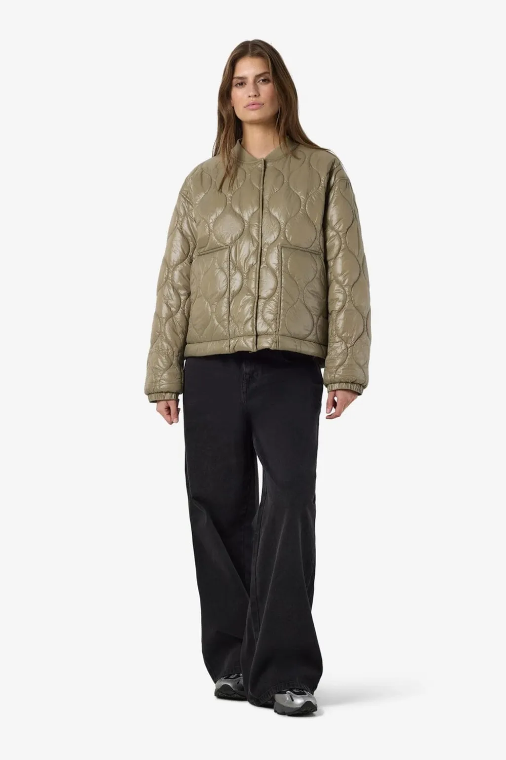 Nmallie Shiny Quilted Jacket
