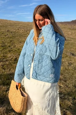 Nmcleo Quilted Denim Jacket