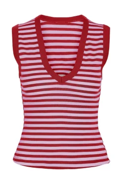 Nmstormi S/L V-Neck Top Tnt/18