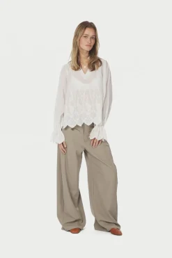 Nnamara Delicate Emb Blouse 166708