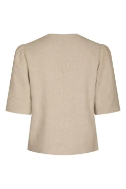 Nnxanthe Light Herringbone Blazer 167111