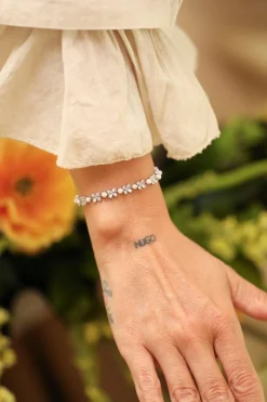 Silver Daisy Bracelet