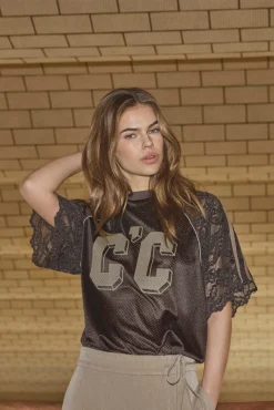 Treycc Logo Lace Tee 500205