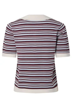 Yasbelle Ss Polo Knit Pullover