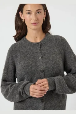Yasjohi Ls Wool Blend Cardigan