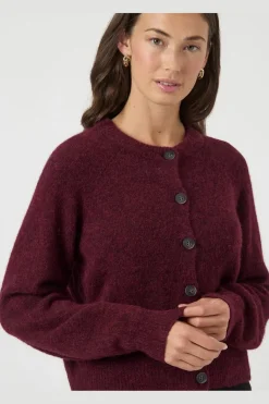Yasjohi Ls Wool Blend Cardigan