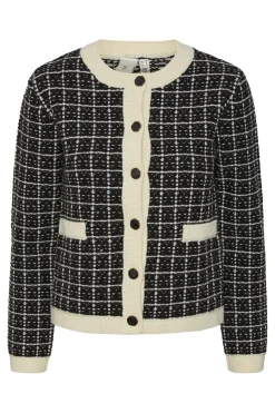 Yaslivia Ls Short Knit Cardigan
