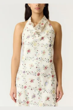 Yaspella Halterneck Long Dress