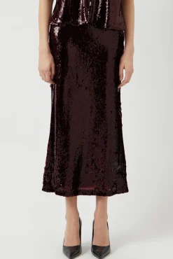 Yasroyalina Hmw Sequin Ankle Skirt -Show